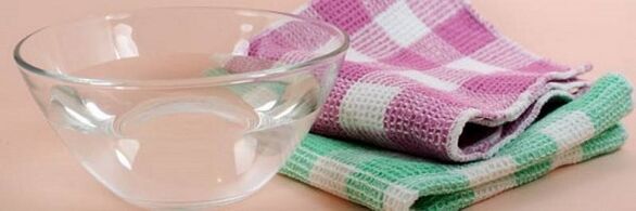 prosop umezit pentru compresă pentru osteocondroza cervicală